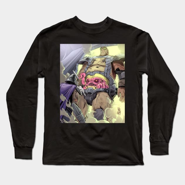 Shredder and Krang Long Sleeve T-Shirt by markodjeska